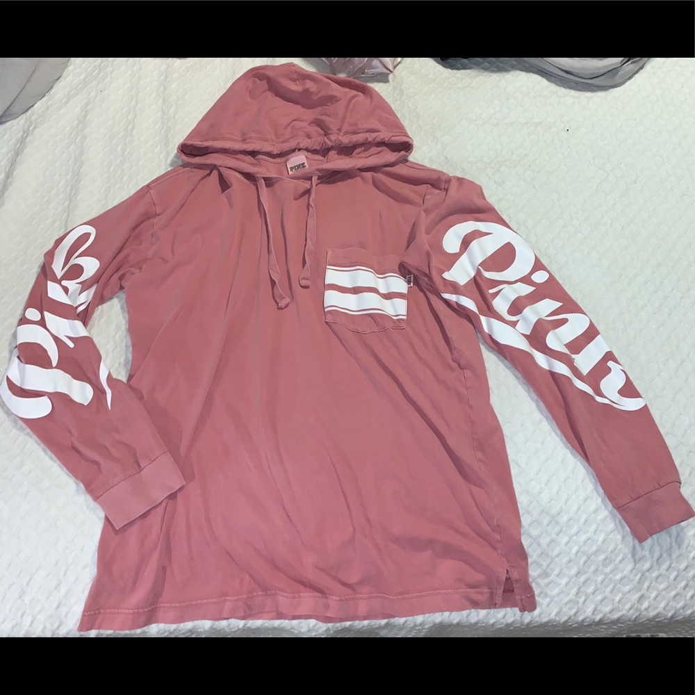 Pink pullover!